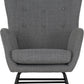 Hayden Rocking Chair - Dark Grey Fabric