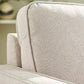 Henrietta Beige Chenille Upholstered 3 Seater Sofa
