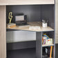 Hercules 90cm Single Light Wood Effect Highsleeper Loft Bed with Desk