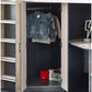 Hercules 90cm Single Light Wood Effect Highsleeper Loft Bed with Desk