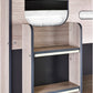 Hercules 90cm Single Light Wood Effect Highsleeper Loft Bed with Desk