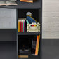 Hercules 90cm Single Anthracite Black Highsleeper Loft Bed with Desk