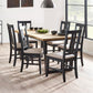 Hilton Oak Veneer Herringbone Dining Table