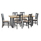 Hilton Oak Veneer Herringbone Dining Table