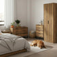 Hongkong 2 Door 3 Drawer Wide TV Unit Legs Nebraska Oak Nebraska Oak