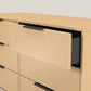 Hongkong 2 Door 3 Drawer Wide TV Unit Legs Nebraska Oak Nebraska Oak