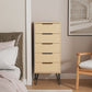 Hongkong 2 Door 3 Drawer Wide TV Unit Legs Nebraska Oak Nebraska Oak