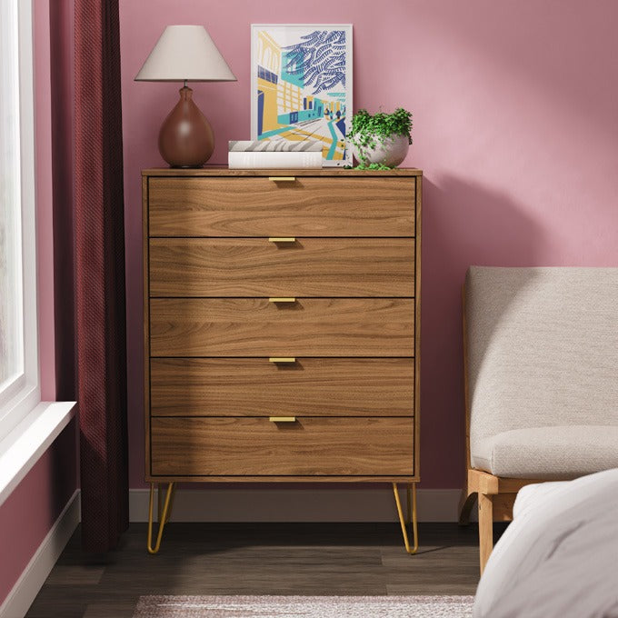 Hongkong 2 Door 3 Drawer Wide TV Unit Legs Nebraska Oak Nebraska Oak