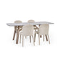 Set of 2 Holly Beige Chenille Upholstered Dining Chairs