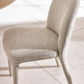 Set of 2 Holly Beige Chenille Upholstered Dining Chairs
