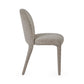 Set of 2 Holly Grey Chenille Upholstered Dining Chairs