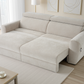 Dakota Electric Sofabed Beige 3 Seater
