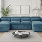 Capri Sofabed Blue U Shape Corner