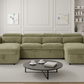 Capri Sofabed Green U Shape Corner