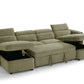 Capri Sofabed Green U Shape Corner