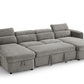 Capri Sofabed Grey U Shape Corner