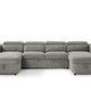 Capri Sofabed Grey U Shape Corner