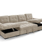 Palermo Sofabed Beige U Shape Corner
