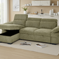 Hudson Sofabed Green Universal Corner
