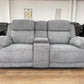 Owen Electric Recliner Sofa Grey 2 Seater