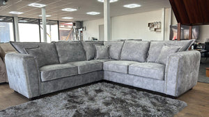 Serena Sofa Grey Large Corner