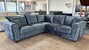 Serena Sofa Black Large Corner