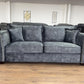 Serena Sofa Black 3 Seater
