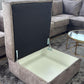 Serena Sofa Brown Footstool