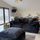 Solaya Sofa Black 3 Seater