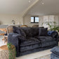 Solaya Sofa Black 3 Seater