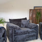 Solaya Sofa Black Armchair