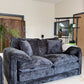 Solaya Sofa Black 2 Seater