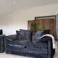 Solaya Sofa Black 2 Seater