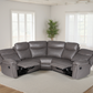 Myra Recliner Sofa Grey Large Corner