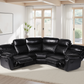Myra Recliner Sofa Black Large Corner