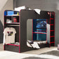 Impact 90cm Single Black and Red Gaming Bunk/Loft Bed