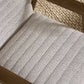 Ivy Sand Chenille Tweed Upholstered Armchair