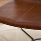 Joren Tan Brown PU Leather Lounge Chair