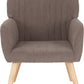 Jordan Occasional Chair - Brown Velvet Fabric