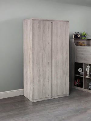 Jupiter 2 Door Wardrobe - Grey Oak