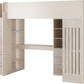 Jupiter High Sleeper Bed - White/Grey