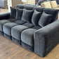 Jacob Sofa Black 3 Seater