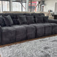 Jacob Sofa Black 4 Seater