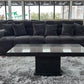 Jacob Sofa Black 4 Seater