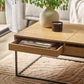 Kade 100cm Oak Effect Rectangular Storage Coffee Table