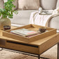 Kade 100cm Oak Effect Rectangular Storage Coffee Table