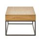 Kade 100cm Oak Effect Rectangular Storage Coffee Table