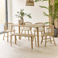 Kaito Oak Curved Leg Bench