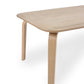 Kaito Oak Curved Leg Bench