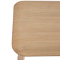 Kaito Oak Curved Leg Bench